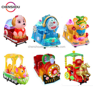 2022 Outdoor battery electric kiddie ride Coin Operated Ship Rides happy kiddie rides worm train