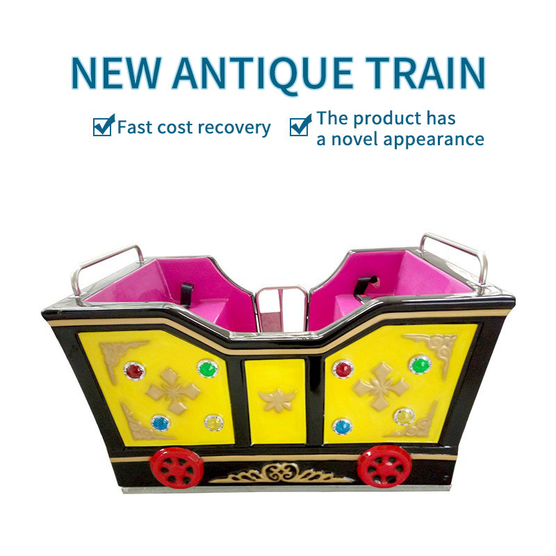 Scenic Area Sightseeing Small Rail Train Children's Amusement Equipment Outdoor Electric Rail Train