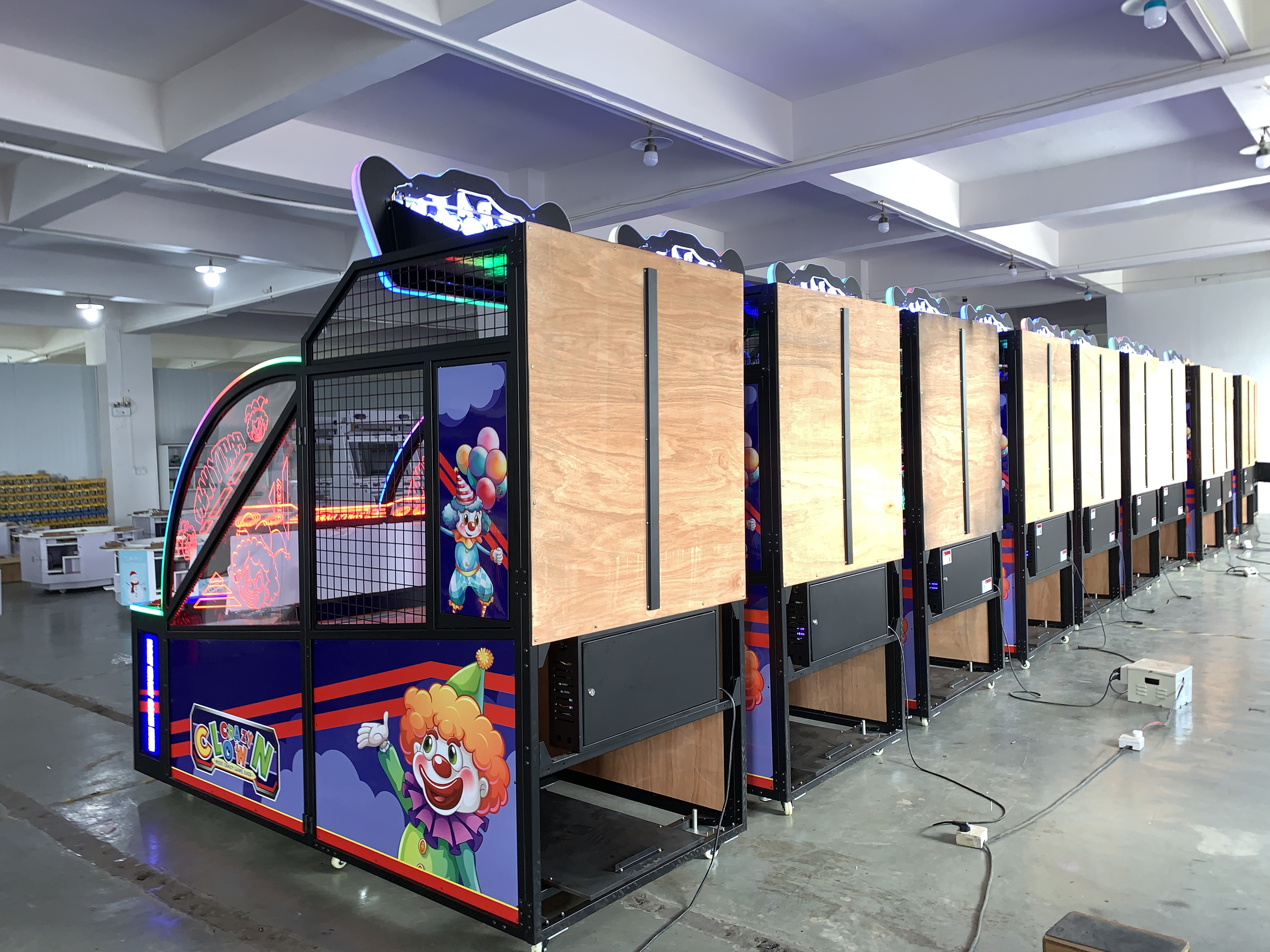 Hot Sale One Player Entertainment Coin-Operated Crazy Clown Amusement Redemption Arcade Games Machine for sale