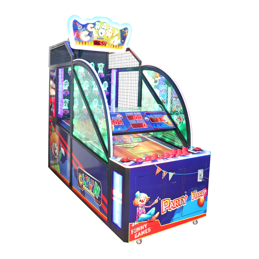 Cheap Amusement Arcade Coin Operated Crazy Clown Arcade Game Machine