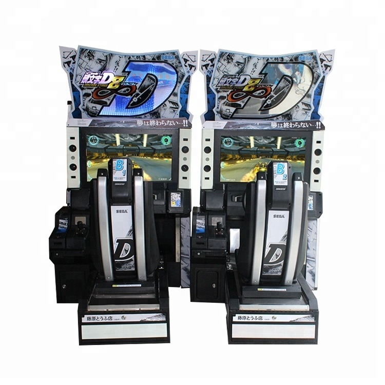 Initial D8 driving arcade video game machine Simulator Racing car machine