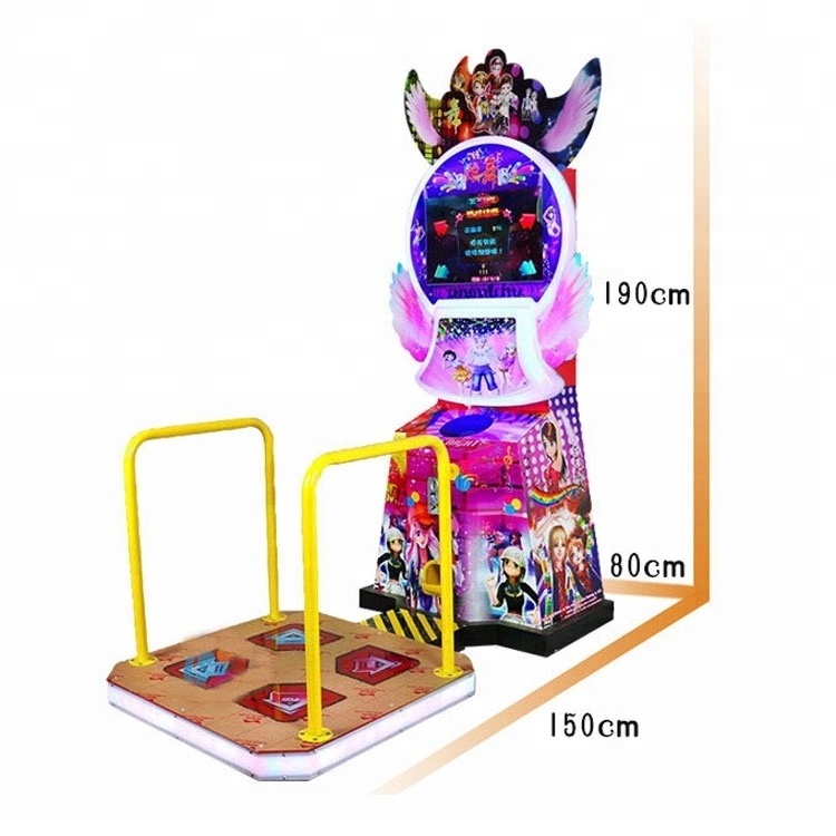 Simulator dancing arcade dancing game machine kids indoor coin operated games