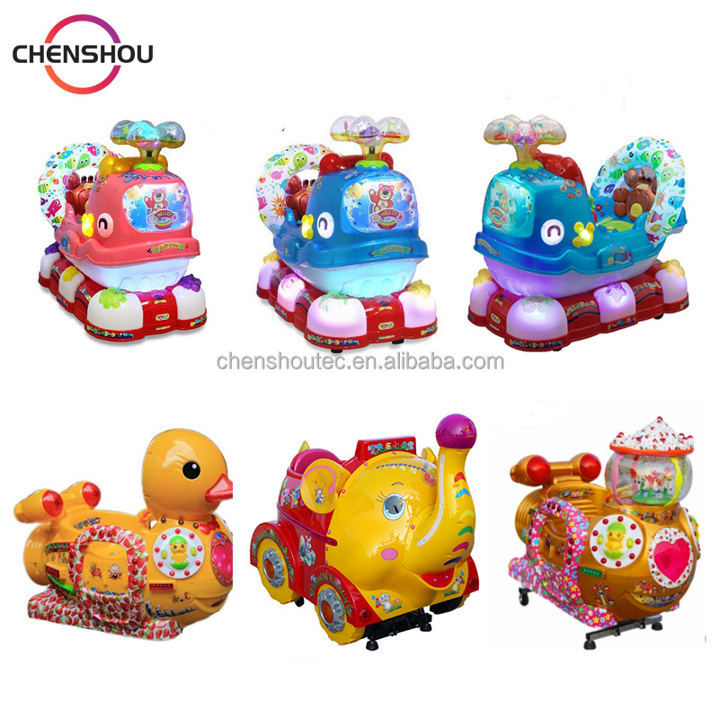 2022 Outdoor battery electric kiddie ride Coin Operated Ship Rides happy kiddie rides worm train