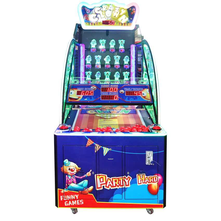 Cheap Amusement Arcade Coin Operated Crazy Clown Arcade Game Machine