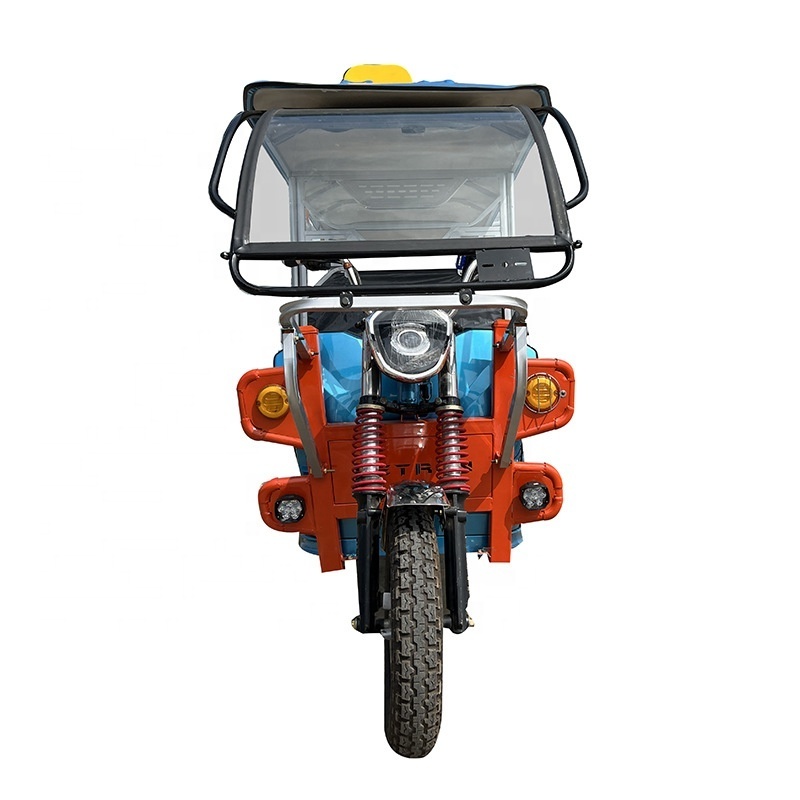 hot sale made in china adult 6 passengers 1000w motor 3 wheel electric mini taxi tuk tuk indian tricycle