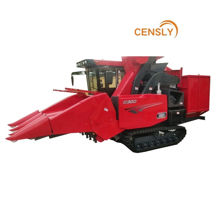 fresh sweet corn cob combine harvester crawler corn pasture forage reaper maize silage for green feed corn harvester