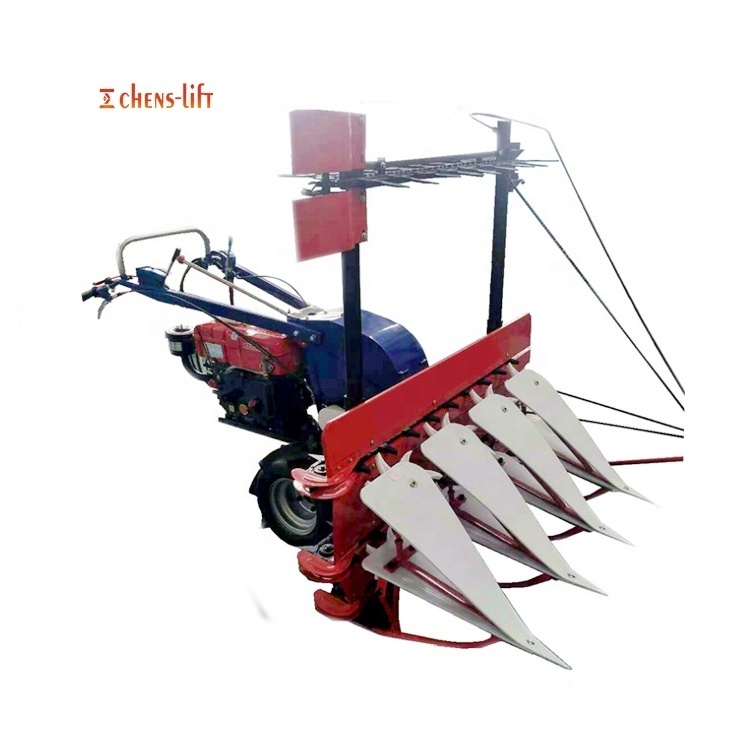 Tractor mounted wheat rice reaper binder harvester mini paddy reaper for sale