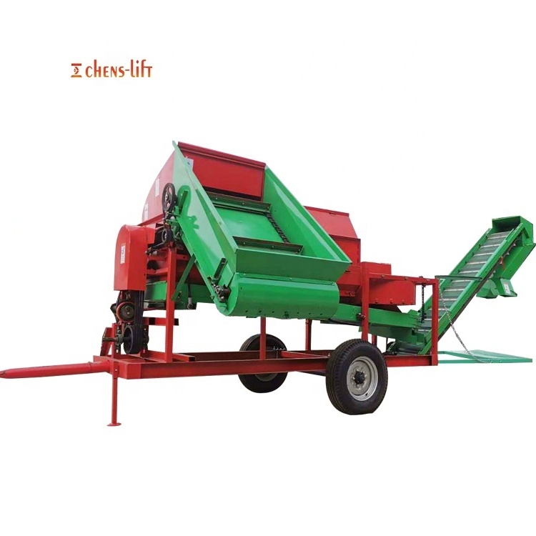 Green peanut picker groundnut mechanical tractor harvesting loom little roller machine peanut picker for sale