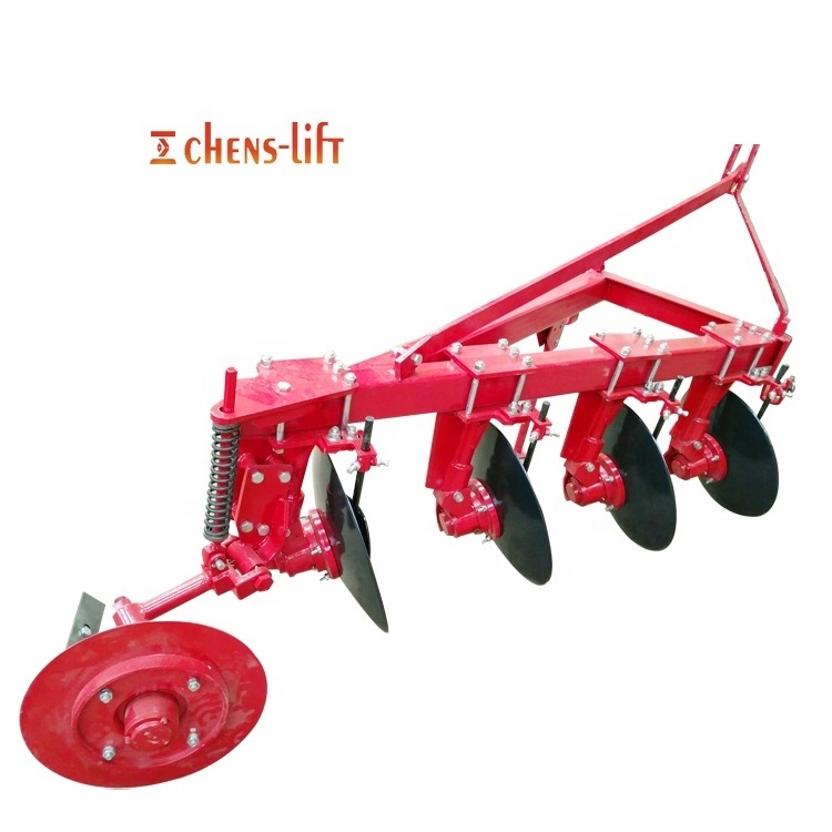 Farm implements walking 50hp farm tractor 3 bottom 3 furrow power tiller 32-disc mechanical  offset disc plough for sale