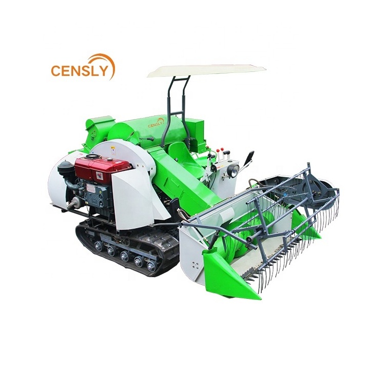 Rice harvesting tool machine paddy mini wheat rice barley oats harvester combine machine pakistan