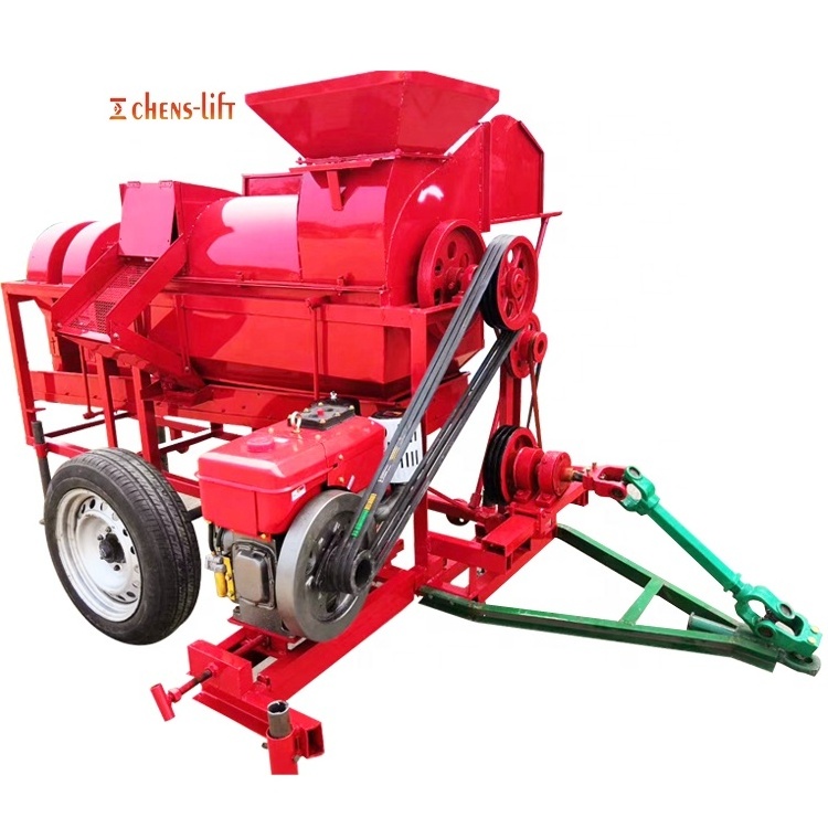 commercial pea corn shellers maize sheller for sale in zimbabwe broad fava dry bean sheller machine tresher 5t soyabean thresher