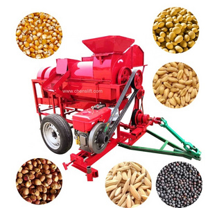 thresher machine small pto price multifunctional multi grain  sesame soybean mini rice thresher