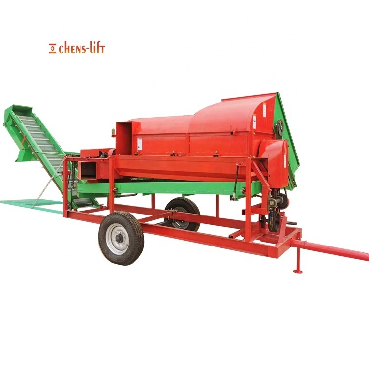 Green peanut picker groundnut mechanical tractor harvesting loom little roller machine peanut picker for sale