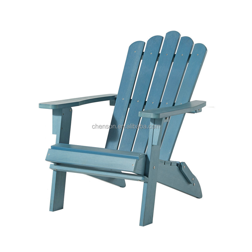 Folding Adirondack Chair Plastic Wood Folding Outdoor Leisure Beach Chair