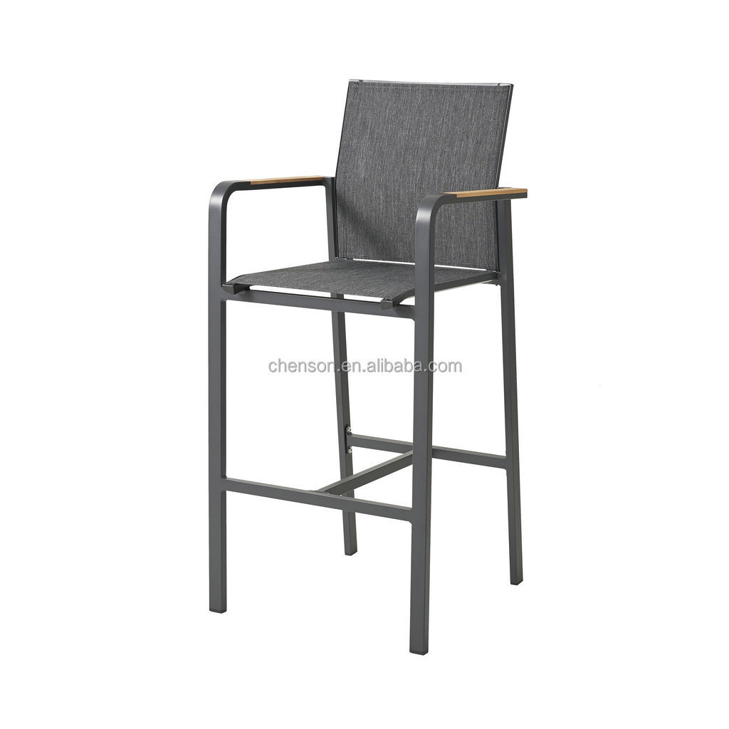 High Quality UV Resistant Outdoor Bar Chair Outdoor High Chair in Light Weight