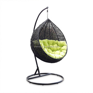 PE Round Rattan Weaving Basket Sofa Hanging Chair Swing Garden Leisure Hanging Chair