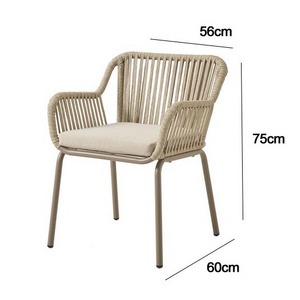 Wholesale Table and Chair Set Garden Furniture  Rope Outdoor Garden Chair for sale