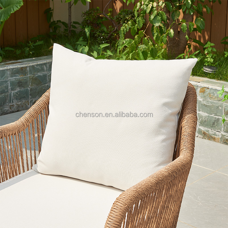 PE rattan patio furniture garden sofa set double seat  outdoor wicker sofa set single sofa on sales low price furniture