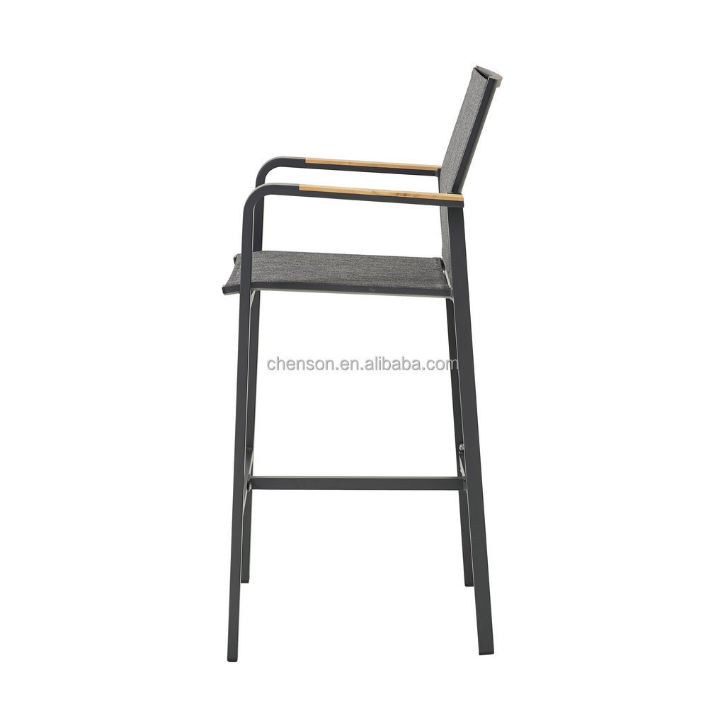 High Quality UV Resistant Outdoor Bar Chair Outdoor High Chair in Light Weight