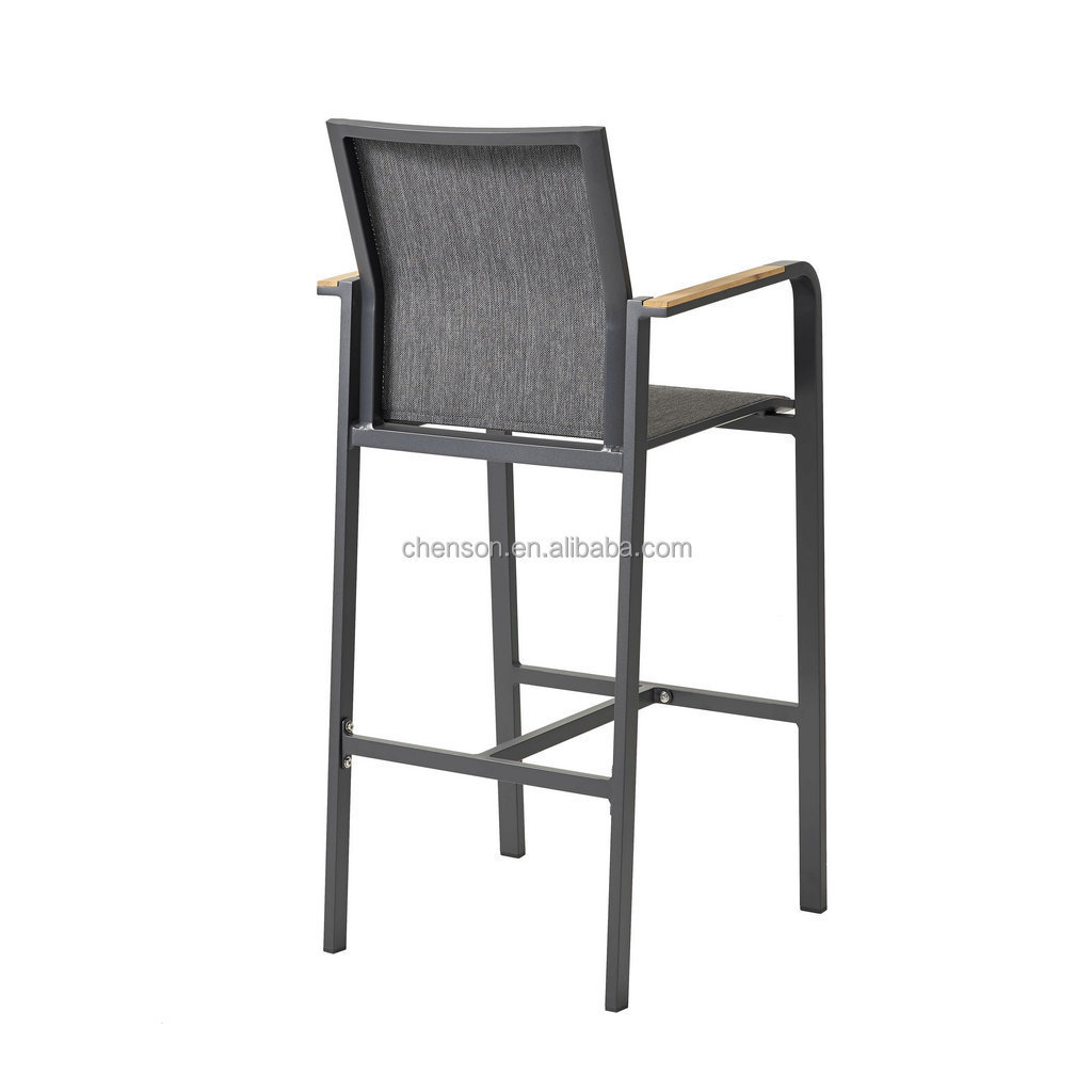 High Quality UV Resistant Outdoor Bar Chair Outdoor High Chair in Light Weight