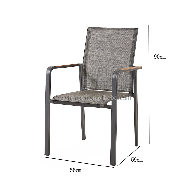 Hotel Outdoor Furniture Poolside Dining Sling Chair