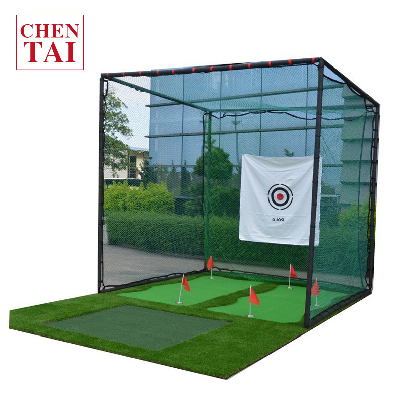 3*3*3m golf practice net batting cage indoor swing practice