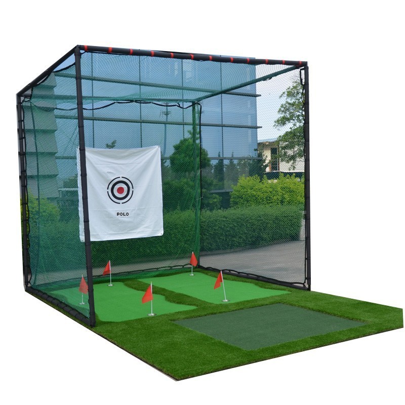 3*3*3m golf practice net batting cage indoor swing practice