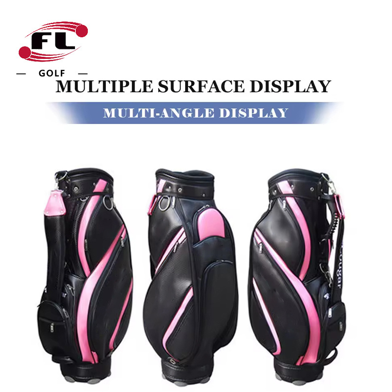 Factory direct sales PU material wear-resistant waterproof ladies golf bag