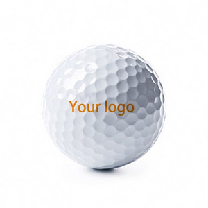 2 layer Customized logo bulk cheap golf practice ball  white  blank golf ball