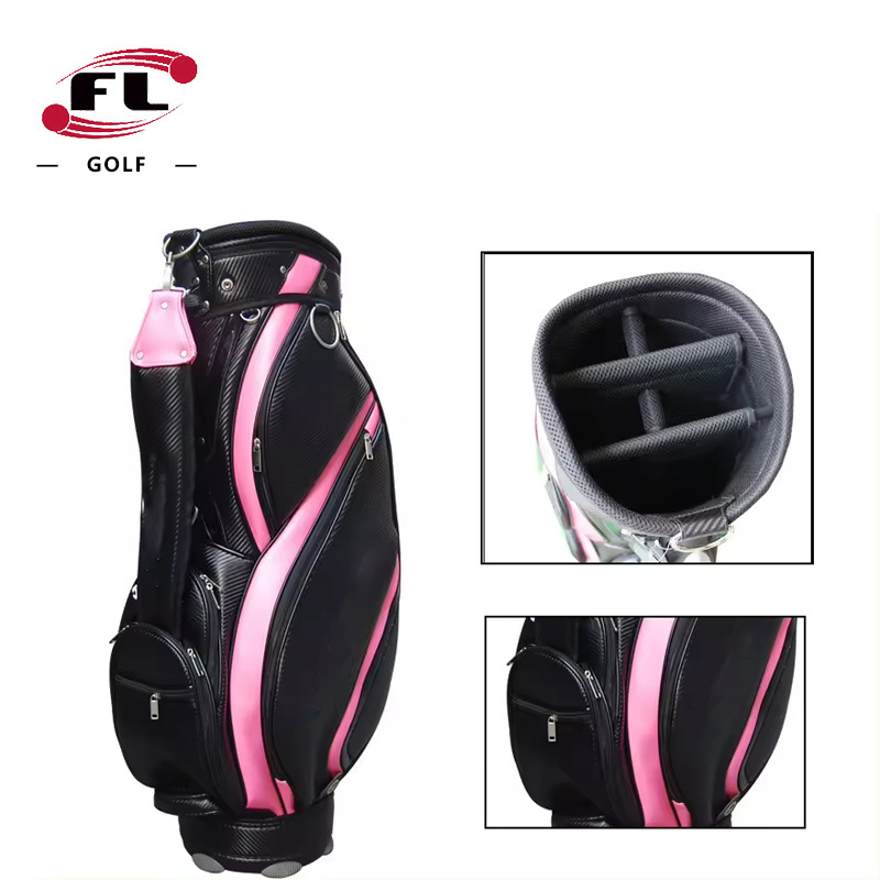 Factory direct sales PU material wear-resistant waterproof ladies golf bag