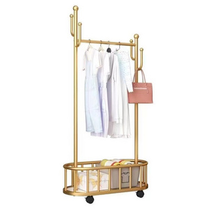 Removable Coat Rack Multifunctional Floor Bedroom Hangers Vertical Household Storage Shelves