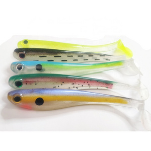 Soft Worm Bait T Tail Soft Bait Lures 4 inch 10g Soft Swimbait Soft Hollow Belly Lures