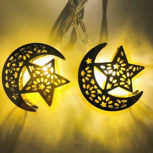 New 1.65M 10 Leds Ramadan Eid String Light Islam Decorative Indoor Lantern Lights Battery Operated Ramadan Decorations Light