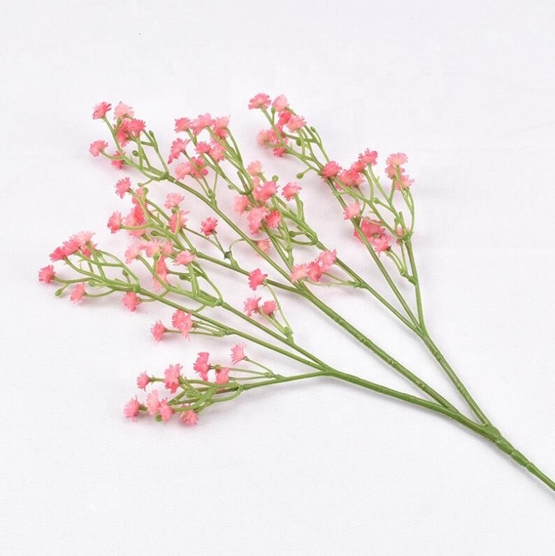 DIY Home Garden White Baby Breath Wedding Party Decoration Real Touch Gypsophila Artificial Fake Silk Plants  Flowers