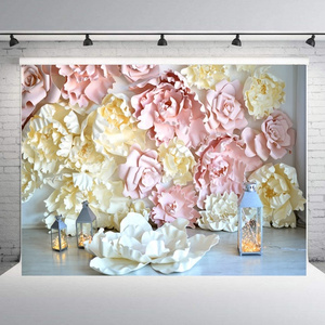 7x5ft 3D Flower Backdrop Flower Wall Decoration for Holiday Party Photography Backdrop for Birthday  Kids Newborn Photo Props