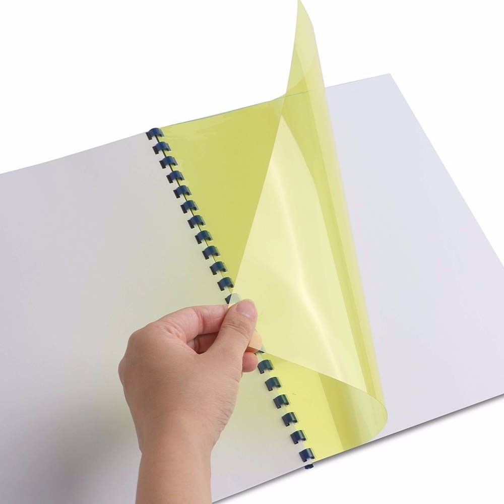 Wholesale 150 130 Microns Plastic PET PVC Book Cover A4 PVC Binding Cover Transparent A4 PVC Sheet