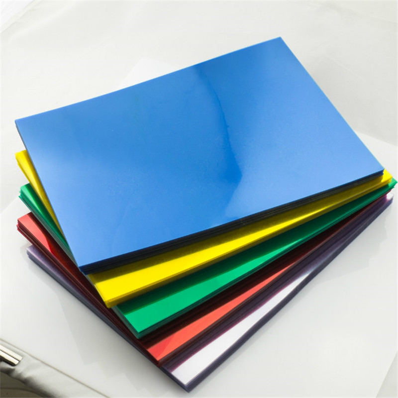 Wholesale 150 130 Microns Plastic PET PVC Book Cover A4 PVC Binding Cover Transparent A4 PVC Sheet