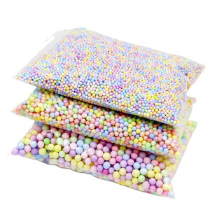 Wholesale Price Soft Foam Balls Particles Colorful Slime Decoration Handmade Materials Slime Accessories Diy Fluffy Slime Kit