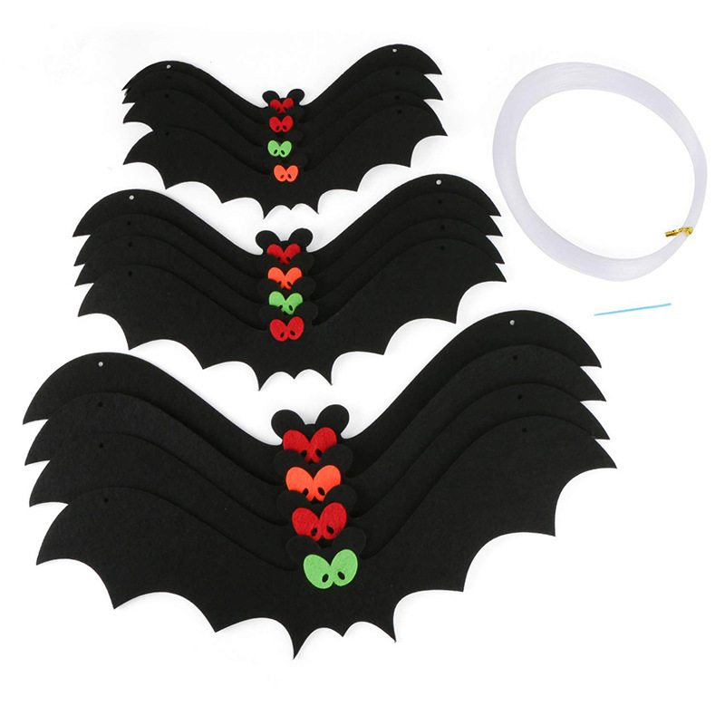 Halloween Bat Pendant Outdoor Garden Decor Halloween Horror Prop Party Supplies 2023 Halloween Decorations