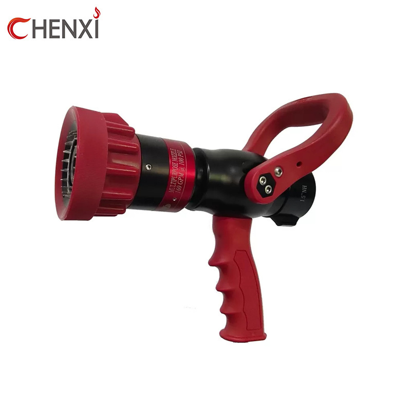 2.5 adjustable flow pistol grip foam/marine fire hose gun nozzle with EN15182 DIN14367 standard