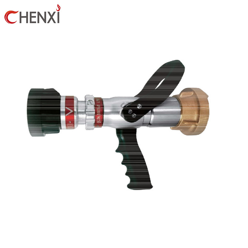 2.5 adjustable flow pistol grip foam/marine fire hose gun nozzle with EN15182 DIN14367 standard