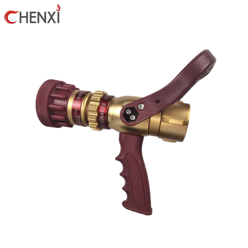 2.5 adjustable flow pistol grip foam/marine fire hose gun nozzle with EN15182 DIN14367 standard