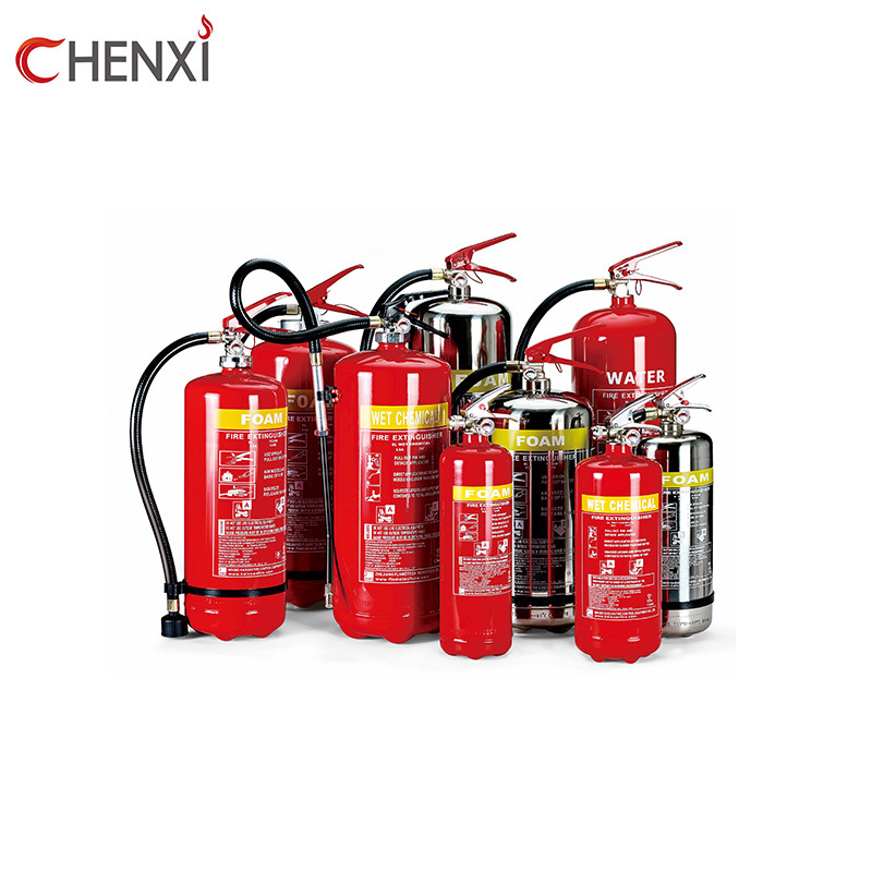 BSI EN3 CE Certificated portable stainless steel fire extinguisher foam fire extinguisher