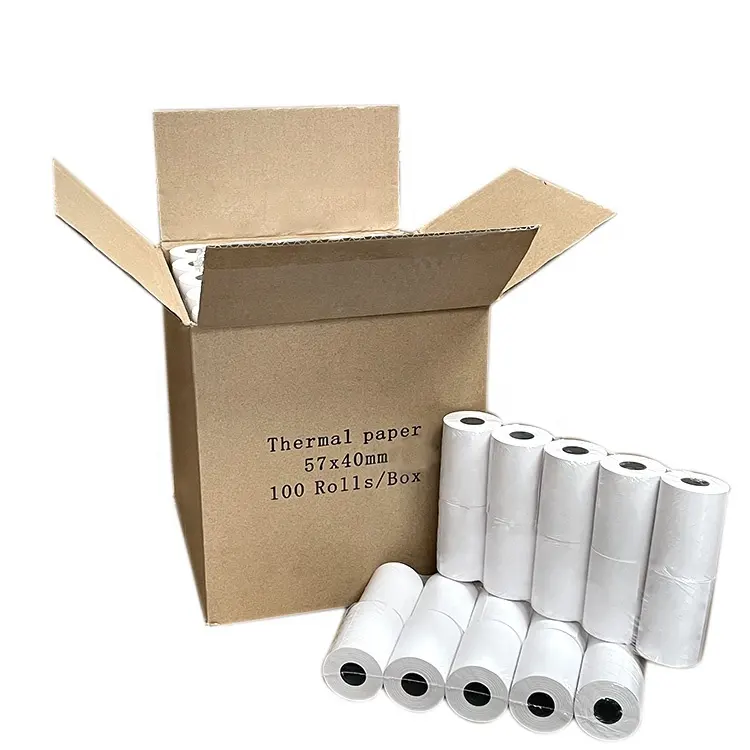 Thermal Paper Roll 80mm Model POS Machine Cash Register Till Receipt Tape Single 100% Wood Pulp Printing Free Sample 2/4/1 57mm