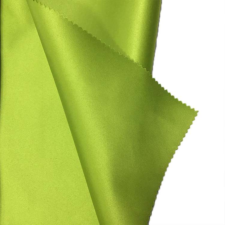 heavyweight micro elasticity multilayer satin smooth fabric for Trench Coat and Outer Jacket