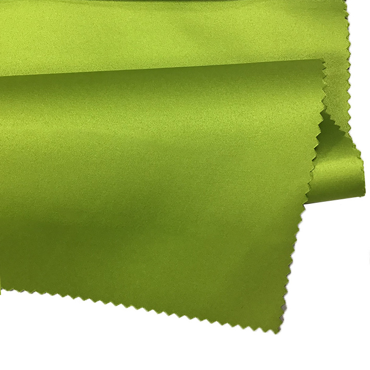 heavyweight micro elasticity multilayer satin smooth fabric for Trench Coat and Outer Jacket