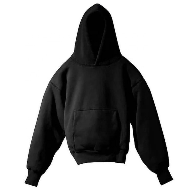 high quality thicker double layer blank fleece hoodie oversized pullover hoodies