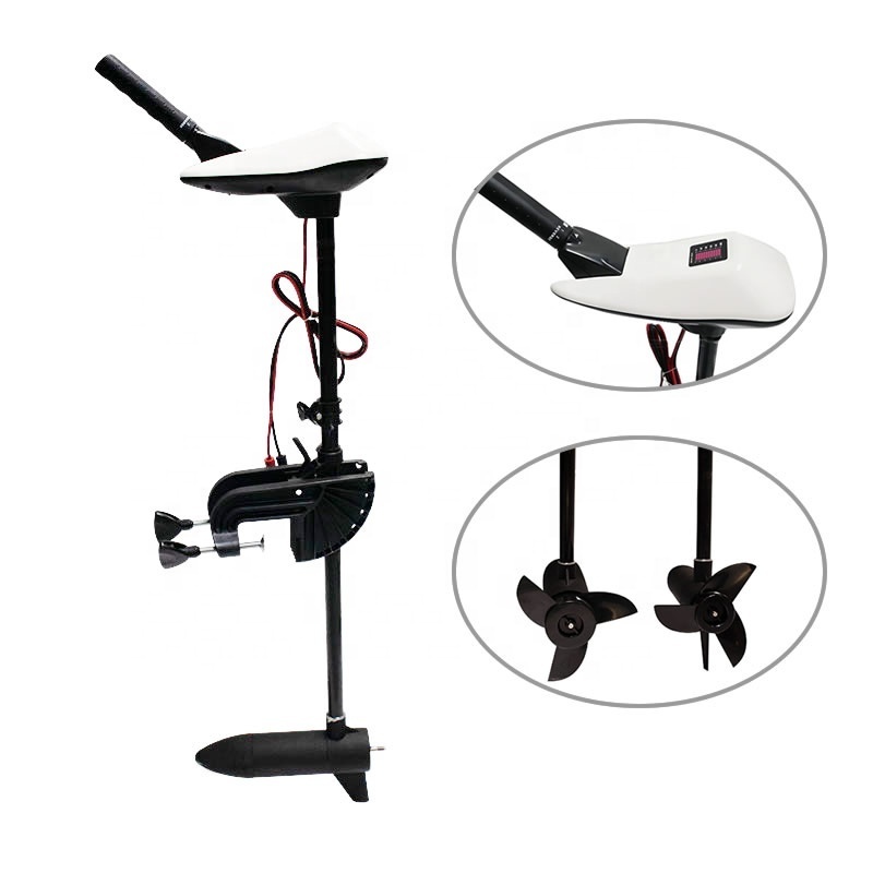 wholesale 46 lbs small Electric Trolling Motor Outboard With Mounting Bar Kayak Accessories