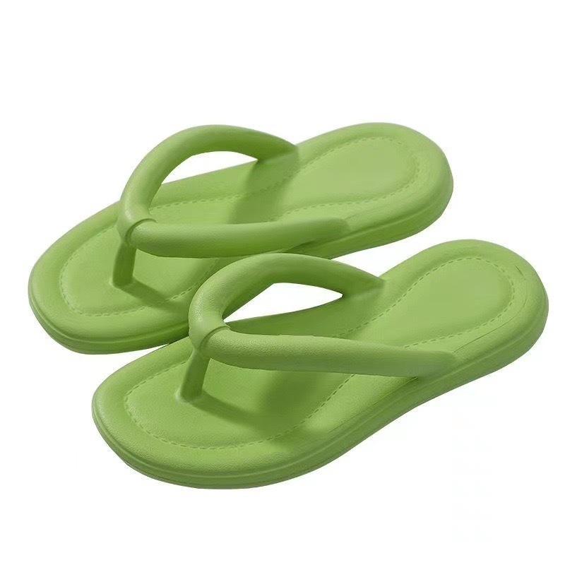 EVA slippers, soft soled slippers, thick soles, anti slip, fashionable home wear, simple flip flop manufacturer wholesale