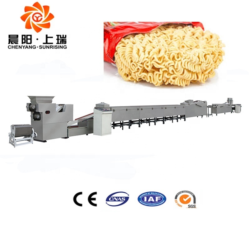 Automatic fried instant noodles processing making machine production line